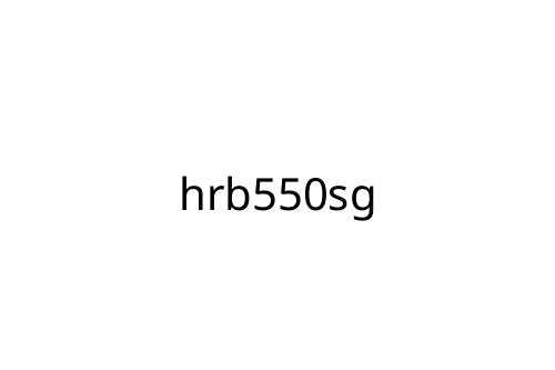hrb550sg