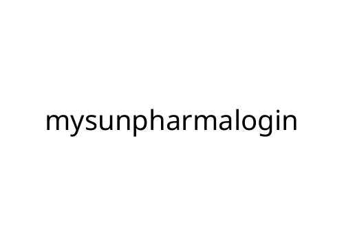 mysunpharmalogin