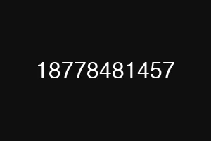 18778481457