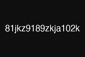 81jkz9189zkja102k