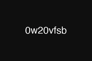 0w20vfsb