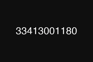 33413001180