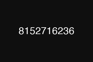 8152716236