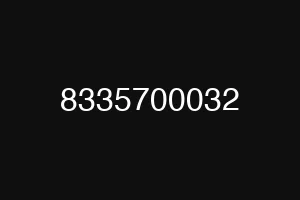 8335700032