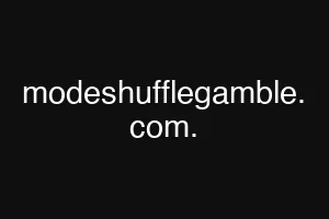 modeshufflegamble. com.